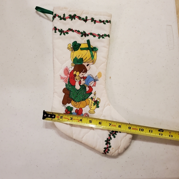 Precious moments 15" full size Christmas stocking - Picture 4 of 7